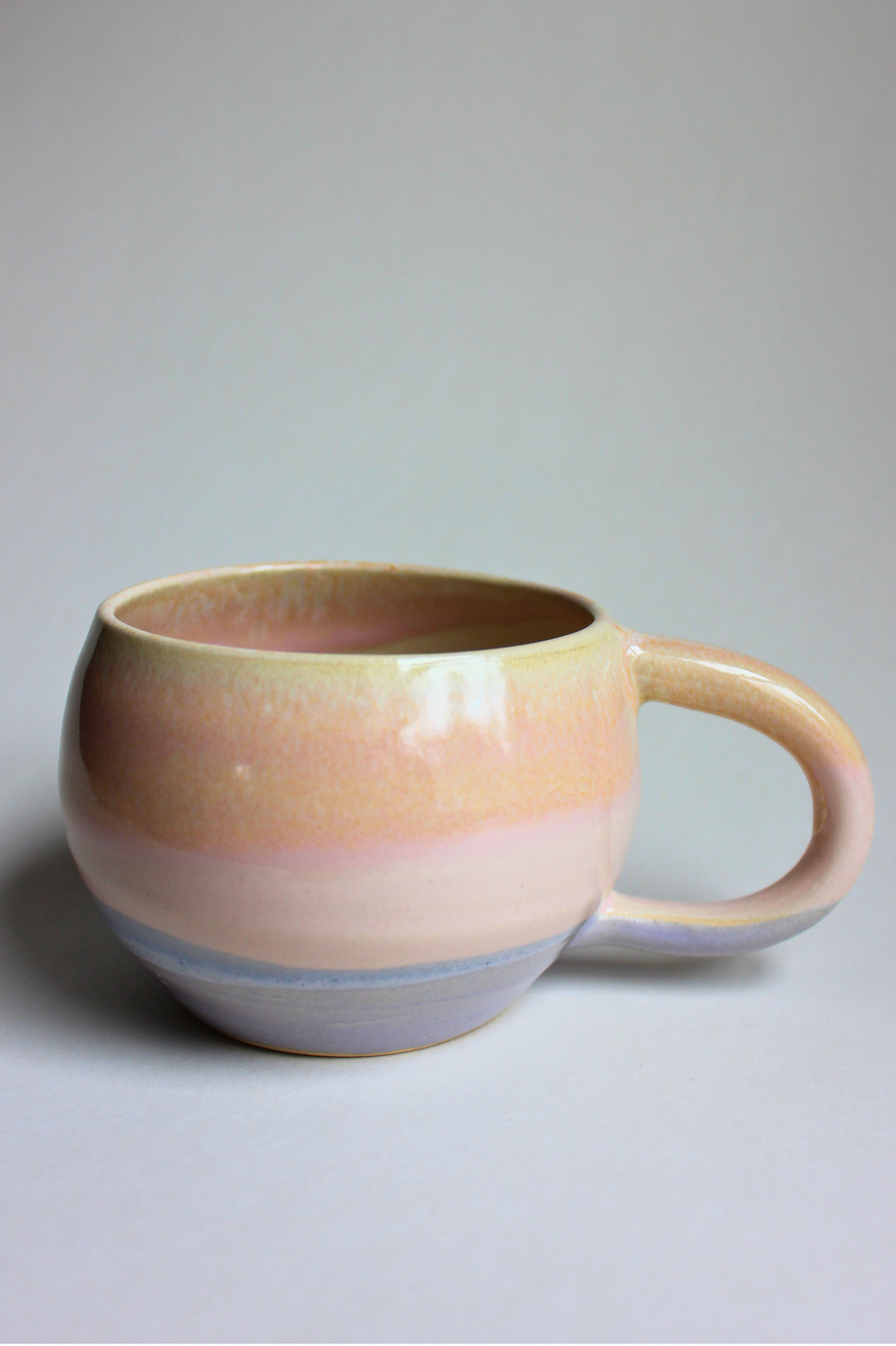 lilac sunrise latte mug