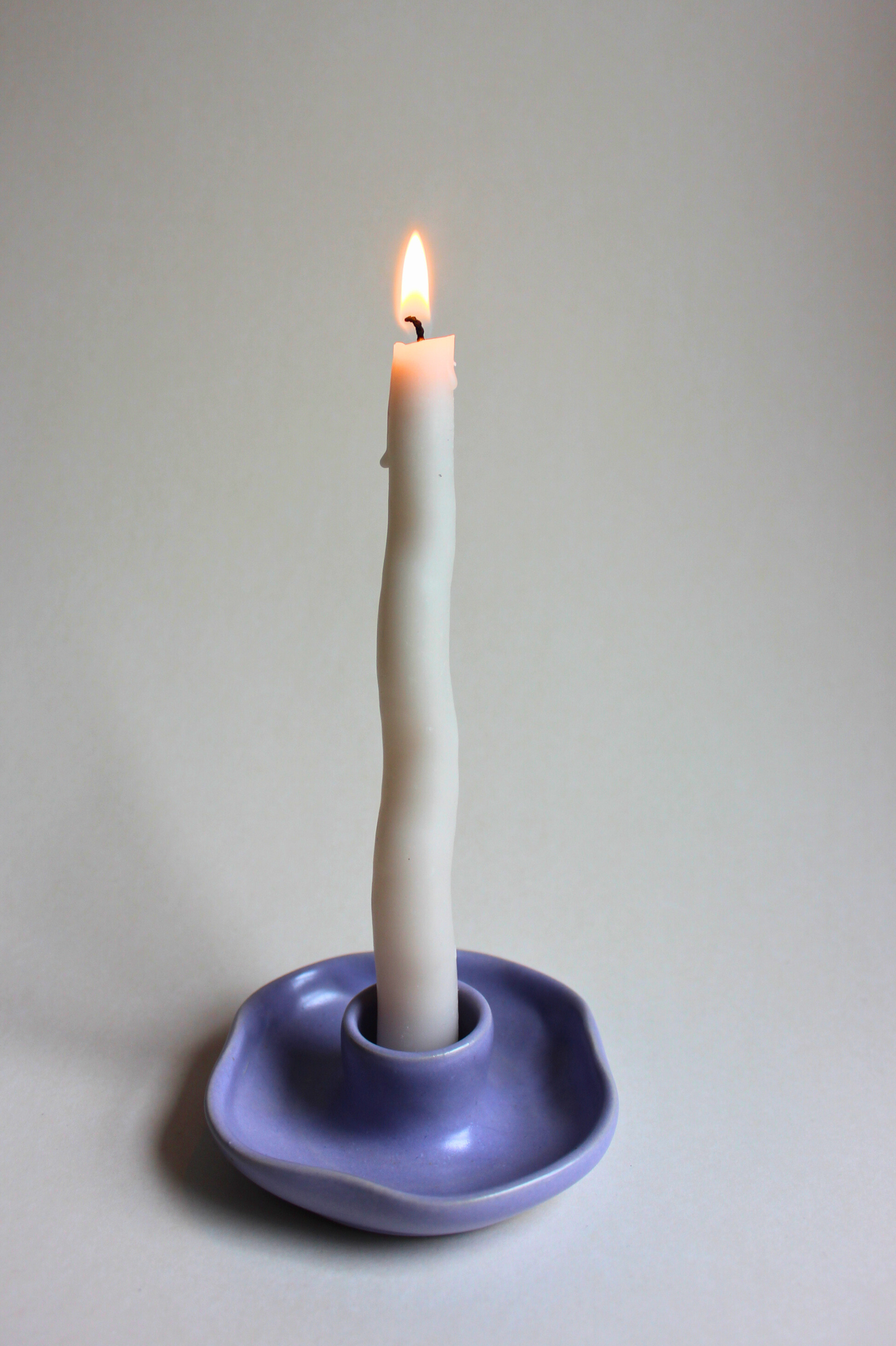 lilac candle holder