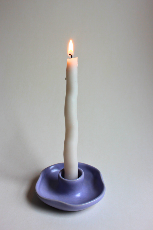 lilac candle holder