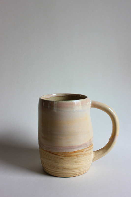 marble sunrise mug