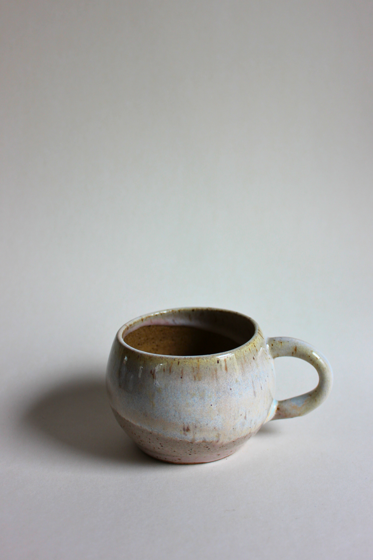 mini white sand espresso mug