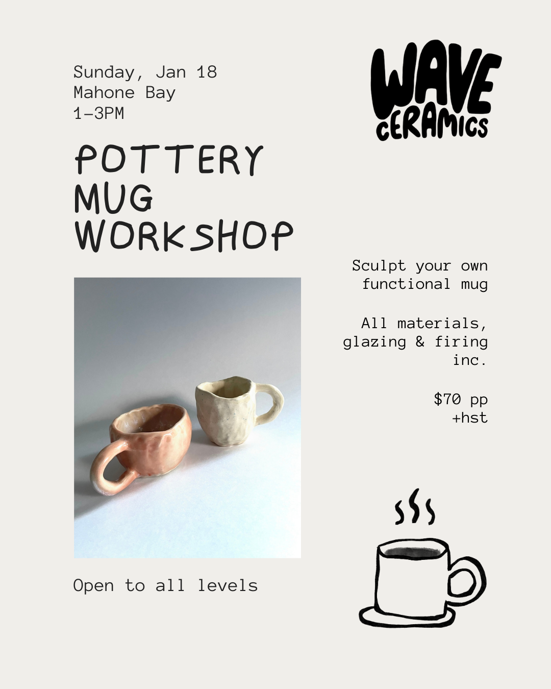 Make A Mug - Workshop
