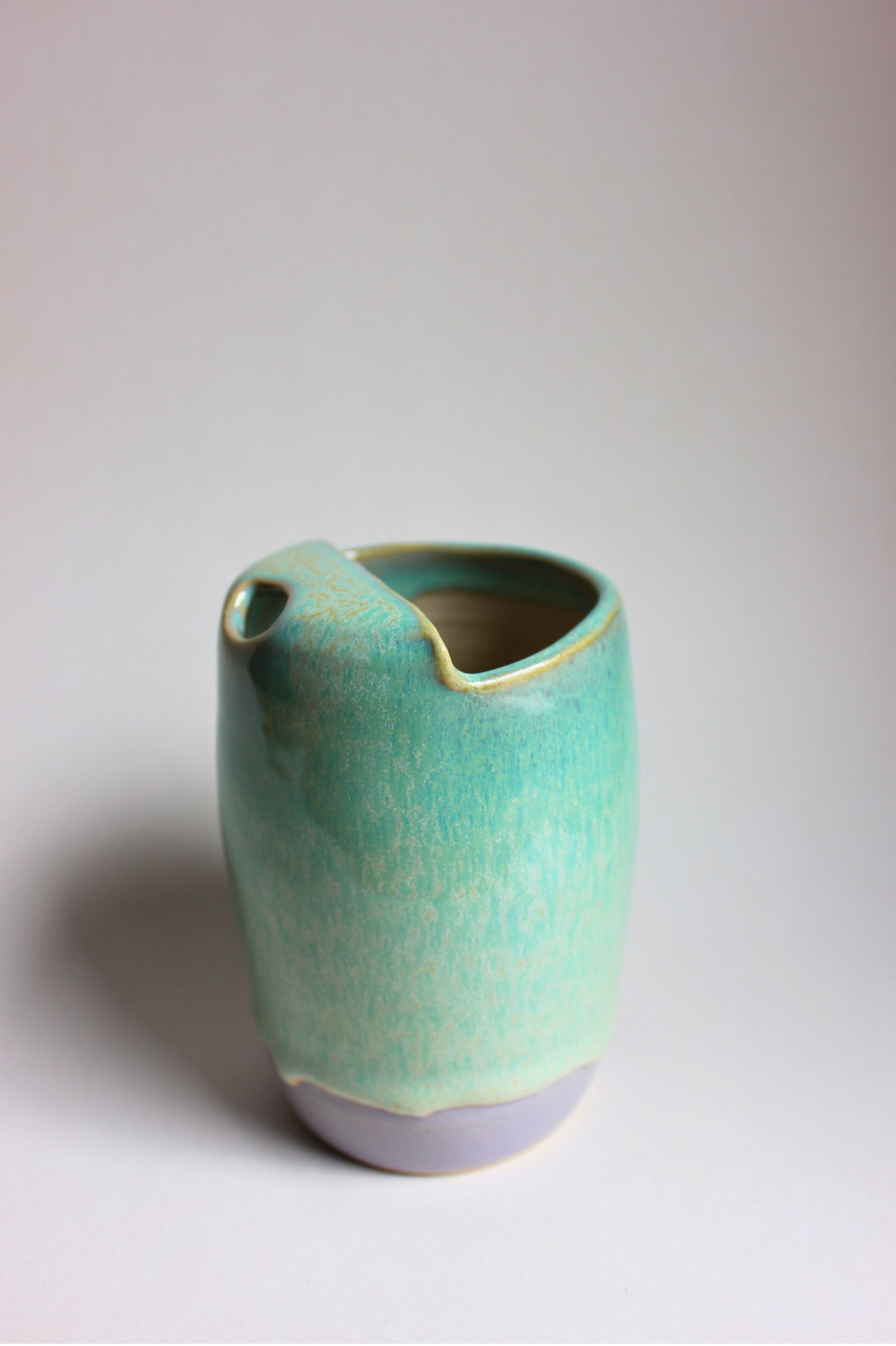 seafoam + lavender travel cup